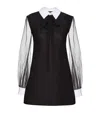 Valentino Mini Smoking Dress In Black