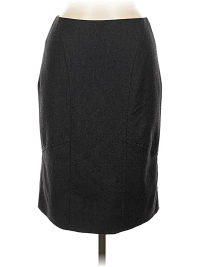 Pre-owned Valentino Wool Skirt In Gray