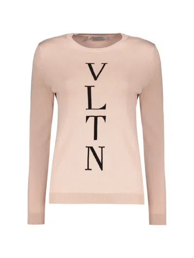 Valentino Wool Sweater In Pink
