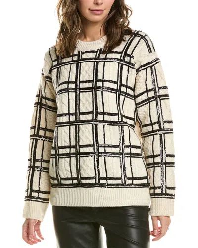 Valentino Wool Sweater In White