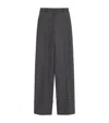 Valentino Belt-loop Casual Pants In Grey