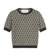 Valentino Garavani Toute La V Jacquard Virgin Wool Sweater