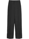 Valentino Wool Trousers With Straight Leg And High Waist