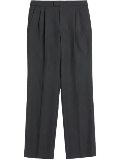 Valentino Wool Trousers In Blue