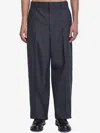 Valentino Wool Trousers In Grey