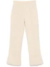 Valentino Wool Trousers In Neutrals
