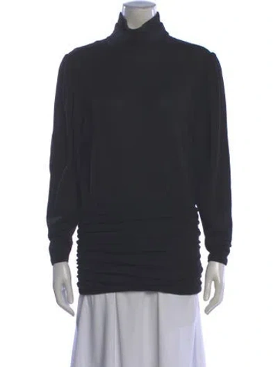 Pre-owned Valentino Wool Turtleneck Sweater In Gray