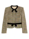 Valentino Wool Tweed Jacket In Multi