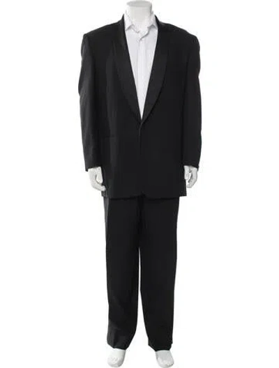 Pre-owned Valentino Wool Two-piece Blazer In Black