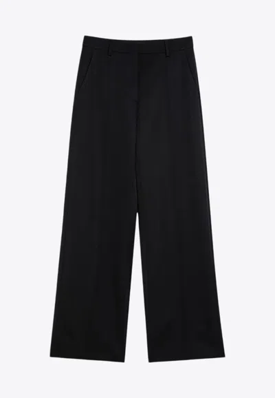 VALENTINO WOOL WIDE TAILORED PANTS