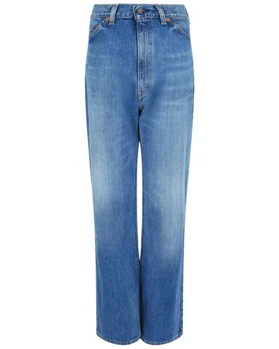 Valentino X Levi's 517 Bootcut Jeans In 40009-navy