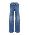 Valentino X Levis Bootcut High-rise Jeans In Blue