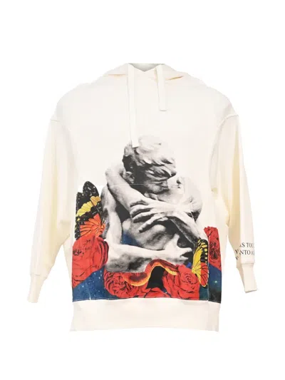 Pre-owned Valentino X Undercover Lovers Graphic Hoodie In Neutral