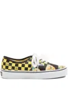 Valentino X Vans Checkerboard Cat-print Sneakers In Multi