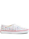 Valentino X Vans Authentic Low Top Sneaker In White