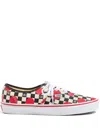 Valentino Garavani  Garavani And Vans Low-top Trainer In Fabric With Vlogo Checkerboard Pri In Neutral