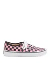 Valentino Garavani And Vans Low-top Trainer In Fabric With Vlogo Checkerboard Print In Multi