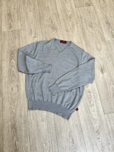 Pre-owned Valentino X Vintage Valentino Luxury Sweater 90's In Grey