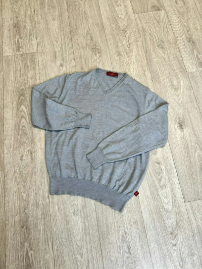 Pre-owned Valentino X Vintage Valentino Luxury Sweater In Grey