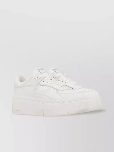 Valentino Garavani Xl Freedots Chunky Sole Sneakers In White