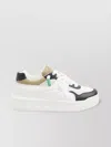 Valentino Stud Xl Low-top Sneakers With Contrasting Panels In White