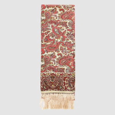 VALENTINO YELLOW AND ORANGE SILK SCARVES