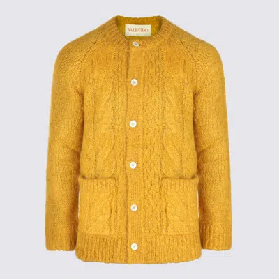 VALENTINO YELLOW WOOL KNITWEAR