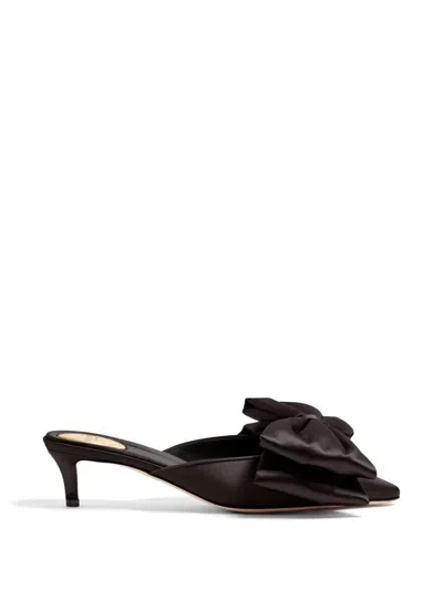 Valentino Garavani Yolande Satin Mules 45mm In Multi