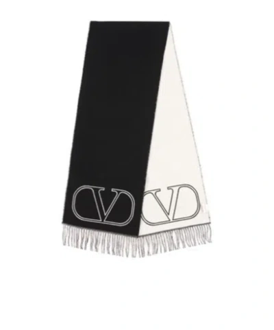 Valentino Yoni Scarf In Black