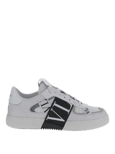 Valentino Garavani Low-top Calfskin Vl7n Sneaker In Multicolor
