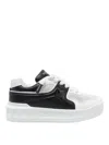 Valentino Garavani One Stud Xl Low-top Sneaker In Nappa Leather And Jacquard Toile Iconographe Techn In White