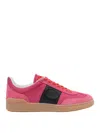 Valentino Lace-up Low-cut Casual Shoes In Color Carne Y Neutral