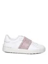Valentino Rockstud Untitled Sneakers In White