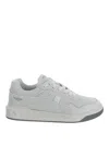 Valentino Leather Sneakers With Iconic Stud In Grey