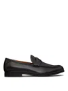 Valentino Vlogo Signature Leather Loafers In Black