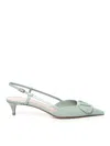 Valentino Slingback Pumps In Beige