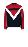 Valentino White V-logo Print Sports Jacket In Ed3