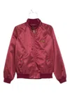 Valentino Zip-up Bomber Jacket In Red