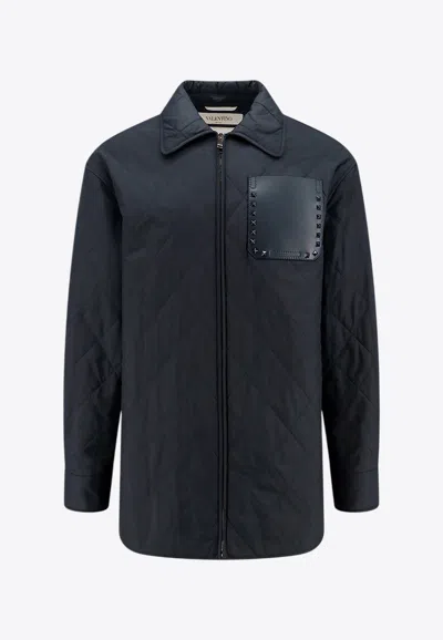VALENTINO ZIP-UP PADDED JACKET