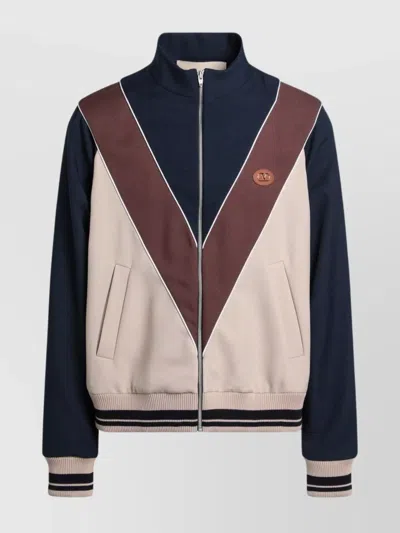 VALENTINO ZIP UP SWEATSHIRT VLOGO PATCH