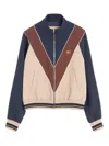 Valentino Garavani Zip-up Sweatshirt With Vlogo Patch In Multi