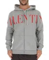 Valentino Zipper And Hat Casual Jacket In Gray