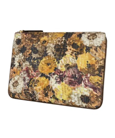 Valentino Garavani Zipper Clutch In Multi