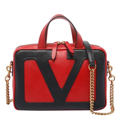 VALENTINO GARAVANI VIVA SUPERSTAR LEATHER TOTE BAG