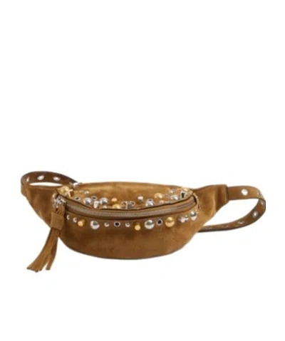 Valentino Garavani Zippered Belt Bag In Brown