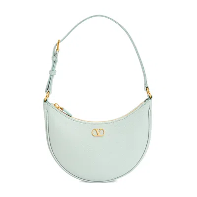 Valentino Garavani Zippered Shoulder Bag In White