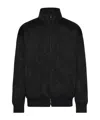Valentino Zippered Turtleneck Sweatshirt In Black