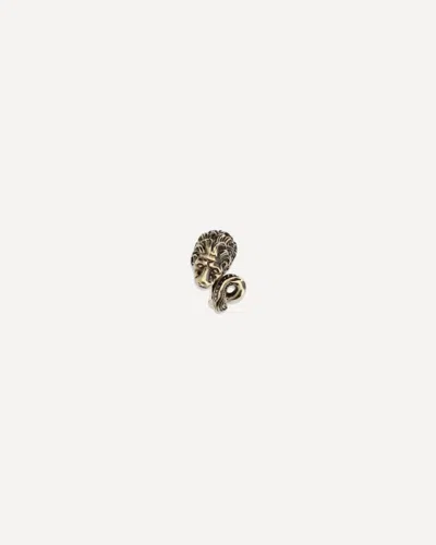 Valentino Garavani Zoomorphic Lion Head Ring In Gold