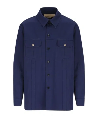 VALENTINO VALENTINO	BUTTON-UP LONG-SLEEVED JACKET