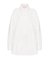 Valentino Long-sleeve Cotton Shirt In White